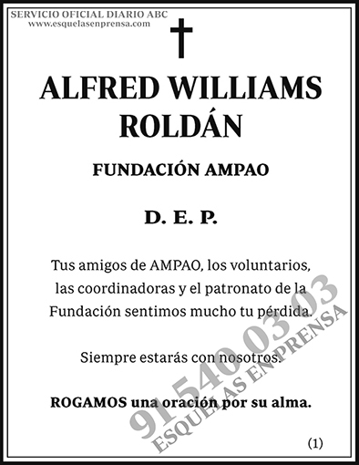 Alfred Williams Roldán